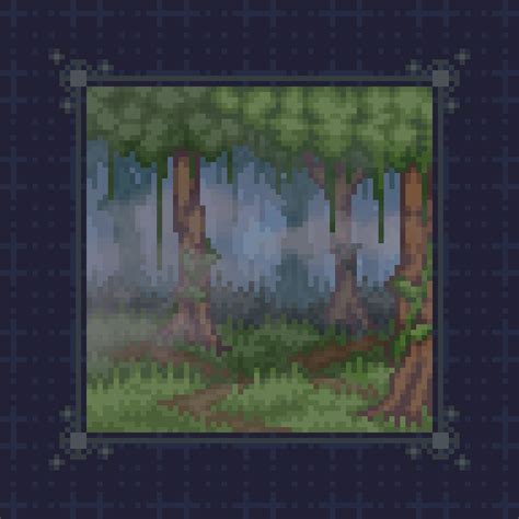 A Foggy Forest For Pixel Dailies The Theme Was Fog Pixelart