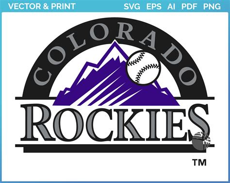 Colorado Rockies - Alternate Logo (2017) - Baseball Sports Vector SVG ...