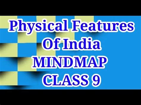 Mindmap Concept Mapping Of Physical Features Of India Class