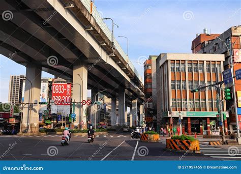 Civic Boulevard Elevated Highway In Taipei Editorial Image Image Of