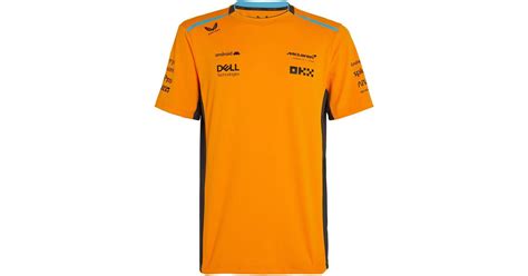 Castore X Mclaren F1 Team T Shirt In Orange For Men Lyst