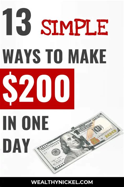 Make 200 Fast 13 Ways To Make 200 In A Day In 2024