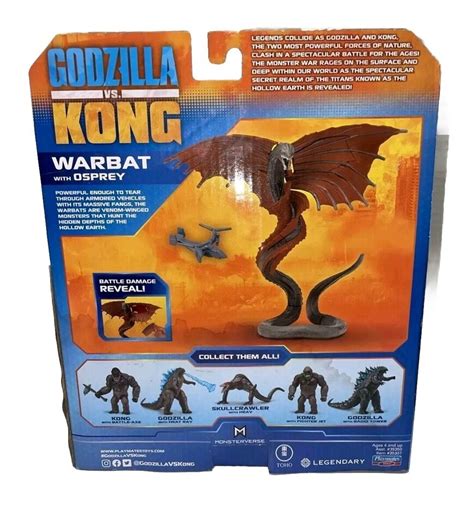 Godzilla Vs Kong Warbat W Osprey Action Figure Monsterverse Gvk