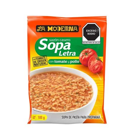 Sopa De Letra La Moderna Con Tomate Y Pollo G Walmart