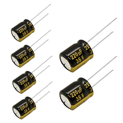 X Aluminum Electrolytic Capacitor Uf V X Mm Fm Radial