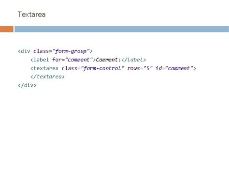 Bootstrap Form Classformcontrol Input Textarea Select Form Vertical