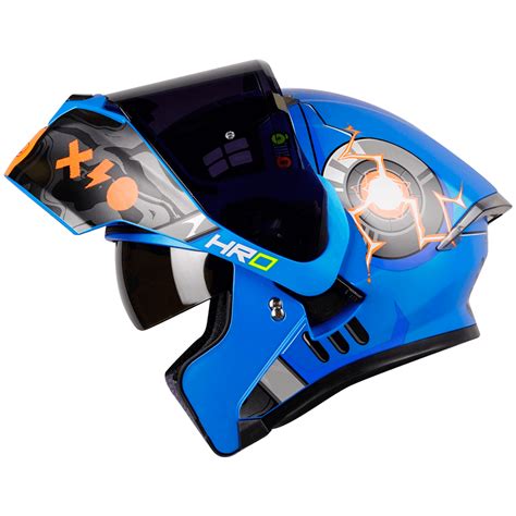 Casco Abatible Hro Dv Certificado Para Moto