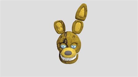 Springbonnie Head Fnaf Movie Obj Version Download Free 3d Model By Millennium Doctor Who 2