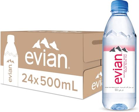 Evian Mineral Water Naturally Filtered Drinking Water Bottled Water