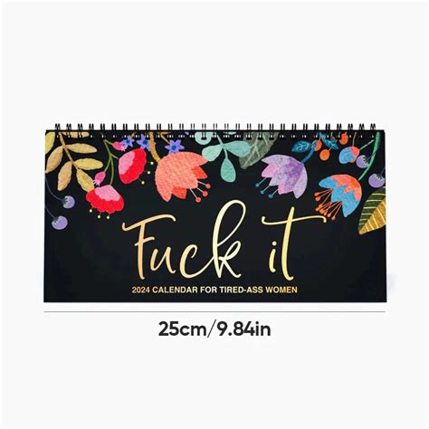 Calendar For Tired Ass Women Flory Kick