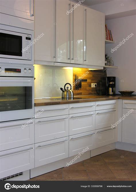 Modern Kitchen Wooden Floor Stock Photo by ©PantherMediaSeller 333559796