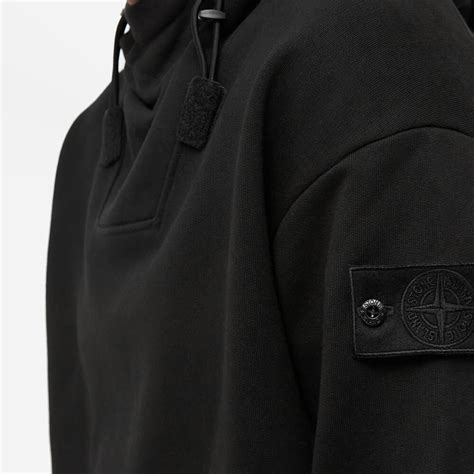 Stone Island Men S Ghost Popover Hoody In Black Stone Island