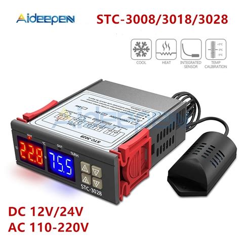 Stc Dual Digital Temperature Controller Hygrometer C F