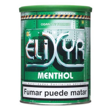 Tabac Rouler Elixyr Menthol Cigarette Pas Cher