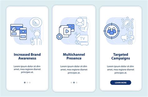 Digital Transformation Pros Light Blue Onboarding Mobile App Screen