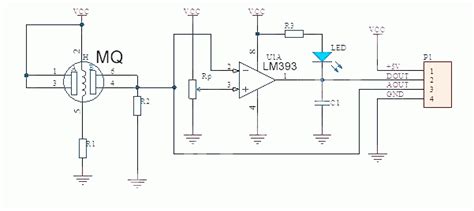 Gas Sensor Circuit Diagram With Arduino Mq2 Gas Sensor Circu