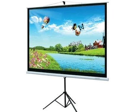 Jual Screen Projector Layar Proyektor Uk Inch Tripod Screen Pro Di