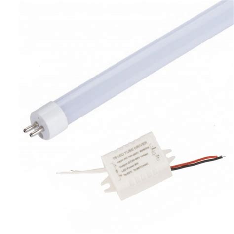 Tubo Led T5 55cm Opalino Fuente Externa 9w Agraled