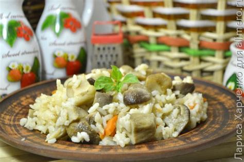 Вкуснейший рис с белыми грибами - постное меню, рецепты с фото