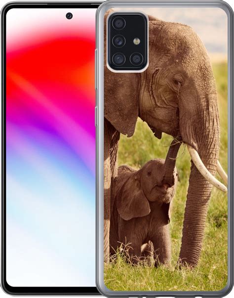 Samsung Galaxy A G Hoesje Olifant Gras Jong Slurf