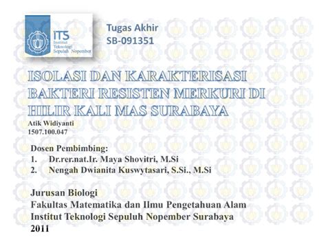 Jurusan Biologi Fakultas Matematika Dan Ilmu Pengetahuan Alam