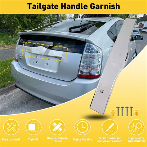 Rear Tailgate Liftgate Handle Garnish Fits For 2004 2009 Toyota Prius