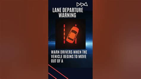 Lane Departure Warning ⚠️ Ldw In Car Adas System Youtube