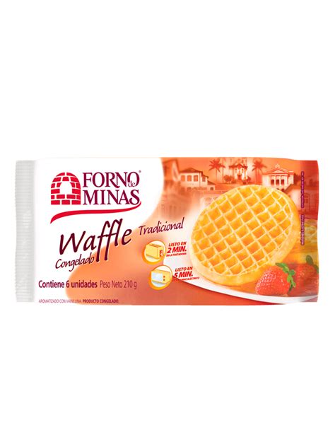 Waffle Asado Y Congelado 210g Forno De Minas