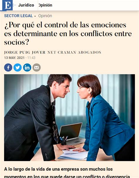 Por Qu El Control De Las Emociones Es Determinante En Los Conflictos