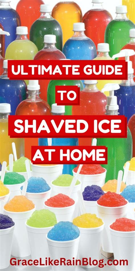 Making Shaved Ice At Home Get Started With These Essential Supplies Grace Like Rain Blog