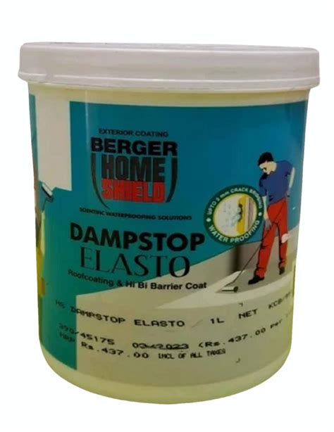 1L Berger Dampstop Elasto Roof Coating Paint At Best Price In Kolhapur