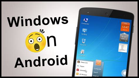 How To Install Windows On Android Phone Youtube