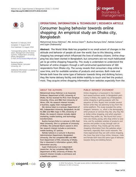 Consumer Buying Behaviour Towards Online Shopping Project Report