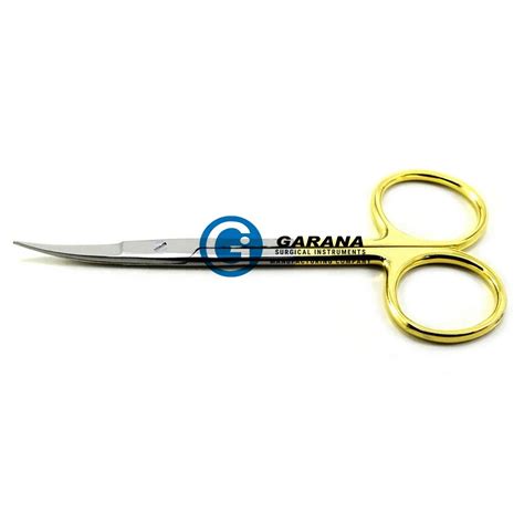 Iris Scissor 11 5 Cm Curved Micro Surgical Scissors Curved Tip Iris