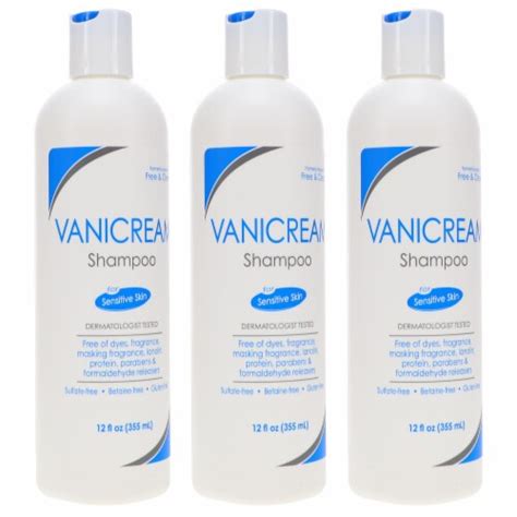 Vanicream Shampoo 12 oz 3 Pack, 36 oz - Kroger