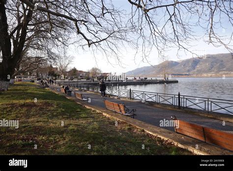 Greece, Ioannina lake Stock Photo - Alamy