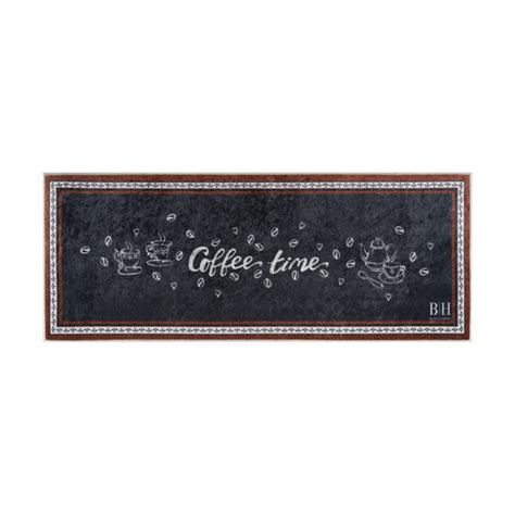 Πατάκι κουζίνας 9049 60x160 Μαύρο,Κόκκινο - BeautyHome Official