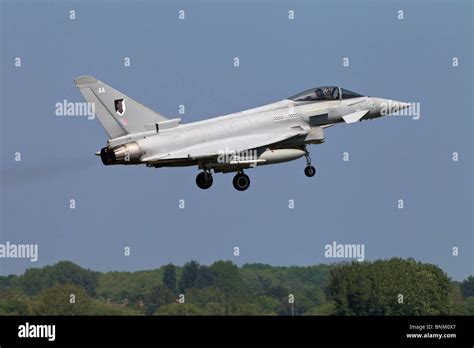 A Bae systems Typhoon fighter on final approach Stock Photo - Alamy