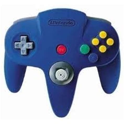 Blue Nintendo 64 Video Controller N64 For Sale Dkoldies