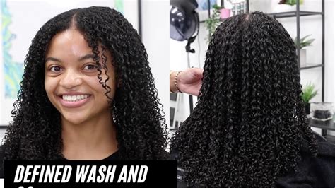 This Definition Tho 😍 Super Defined And Hydrated Wash And Go → Miche Beauty Sculpt Curl Defining