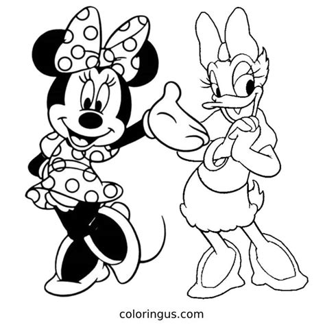 Minnie Mouse - Free Printable Minnie Mouse Coloring Pages