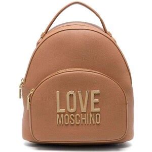 Love Moschino Zaino Con Placca Logo Marrone Stileo It