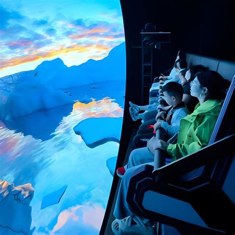 Amusement Park 3D Naked Eye Cinema Dinosaur Theme Customized 10 20 Seats Motion Cinema