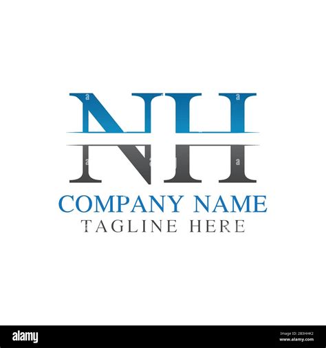 Nh Letter Logo Hi Res Stock Photography And Images Alamy