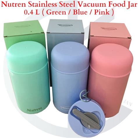 Nutren Thermos Litre Thermocafe Stainless Steel Vacuum Food Jar