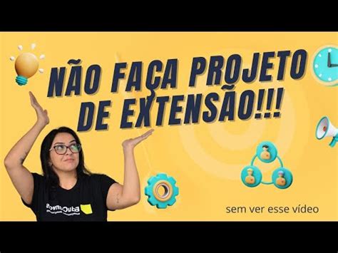 Exemplos De Projetos De Extens O Universit Ria