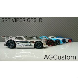 HOT WHEELS SRT VIPER GTS R Custom Chrome Shopee Singapore