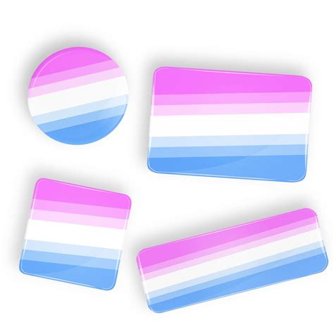 Bicurious Bi Pride Flag Pin Badge Button Or Magnet Lgbt Lgbtq Etsy