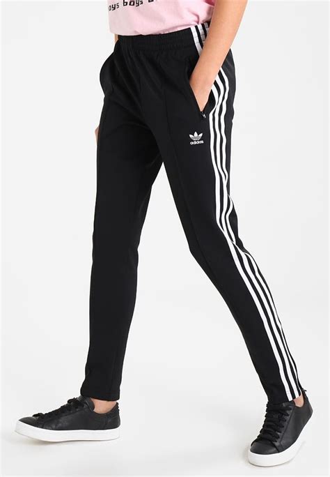 Adidas Originals Adicolor Spodnie Treningowe Black Zalando Pl