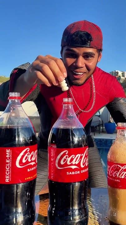 Coca Cola Vs Mentos 🥤 Youtube